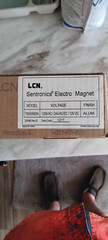 LCN Sentronics Electro Magnet 7850 SEM Voltage 120AC/24AC DC/12DC Alum. Finish