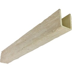 Ekena Millwork 5-1/2″W x 5-1/2″H x 96″L 3-Sided U-Beam HeritageTimber Faux Wood