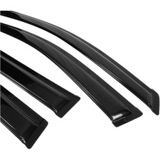8Pcs Window Visor Rain Deflector Smoke Tinted Tape On Toyota Sienna 2004-2010