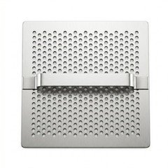 7 3/4 in. Flat Floor Drain Strainer with Handle, Stainless Steel Drain Screen