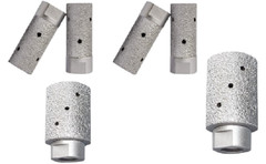 6PCS Vacuum Brazed Diamond Grinding Drums Finger Bit Kit 5/8-11 Thread