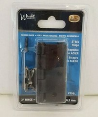 WRIGHT PRODUCTS V35BL 3″ H Black Painted Steel Hinge B1