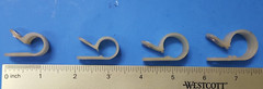 (22PCs) ASSORTED, MIL-SPEC CABLE CLAMP SCREW MOUNT, MS25281-R2,R3,R4,…,R10,R11