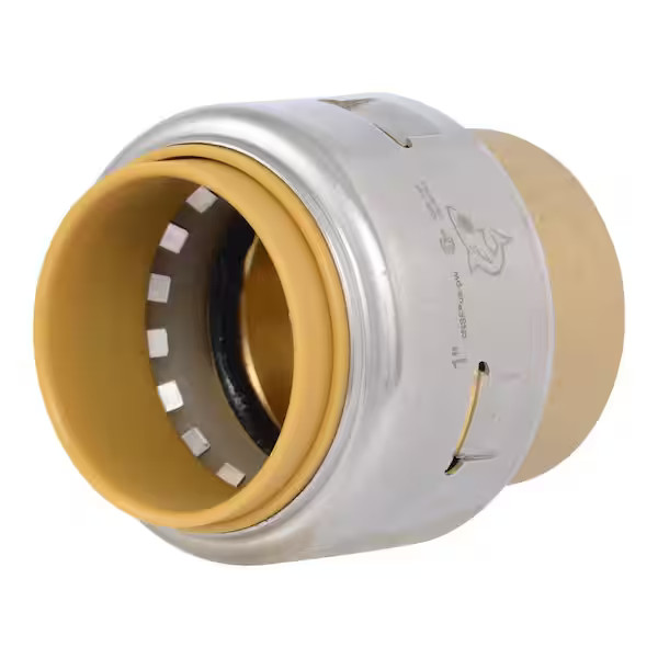 Sharkbite 1″ Brass Push-To-Connect End Cap – U520LF