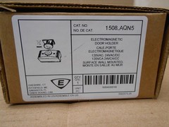 NEW EST EDWARDS 1508-AQN5 ELECTROMAGNETIC DOOR HOLDER 120VAC 24VAC/DC (4 AVAIL)