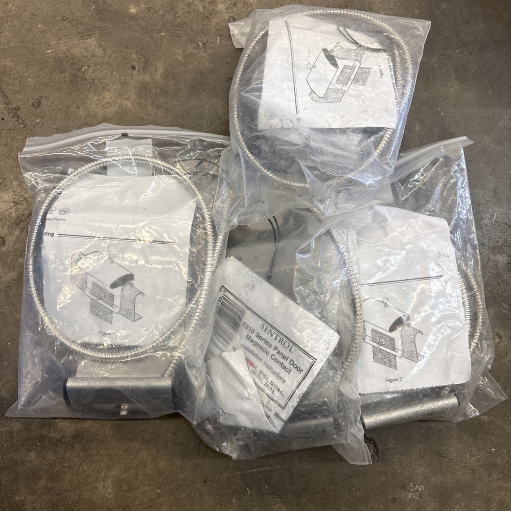 Sentrol 2315A-L Panel Door Magnetic Contact; 2315 Series x lot of 4