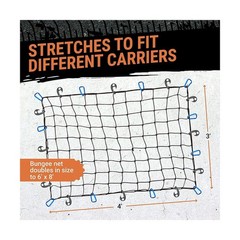 Truck Bed Cargo Net – 3 x 4 Foot, Heavy-Duty Elastic Mesh with … FAST US