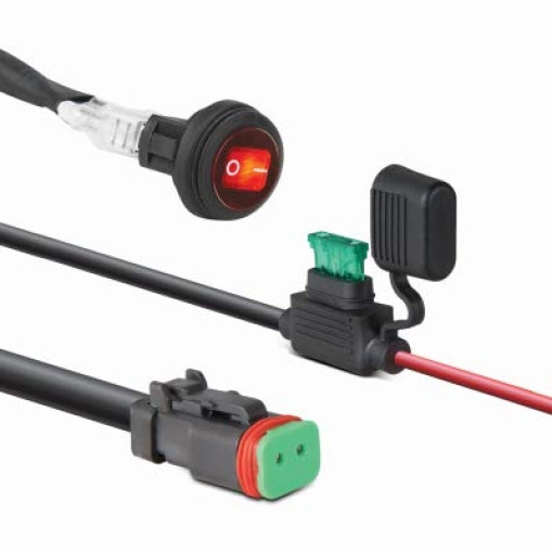 Pilot Automotive PLV-HARN-LB1X LED Light Bar Wiring Harness, Single – Quantity 1