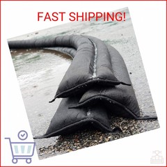Quick Dam Water Activated Flood Barrier 5 Feet 2-Pack