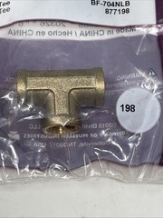 Lot of 7 Proline Brass Pipe Tee 1/8″ x 1/8″ x 1/8″ BF 704NLB 877198