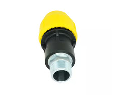 HOME-FLEX 1″ Polyproylene Underground Yellow Poly Gas Pipe Conversion Fitting
