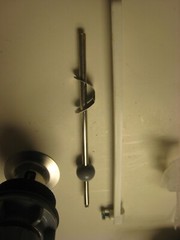 KINGSTON PVC Bathroom Sink Drain, LEVER-Up Drain, with Overflow SATIN NICKEL