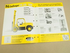 10 Brochures Hyster Challenger 150F 130 80 70 60 50 40 to 20 Forklifts 1969