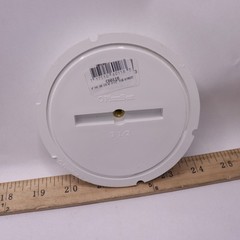 Jones Stephens Countersunk Plug w/ Insert PVC 4″ Int Pipe Cleanout 3-1/2″ IPS