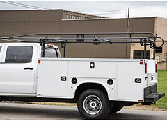 Buyers Products 1501250 Steel Service Body Ladder Rack, 13-1/2 Ft., 1000Lb Limit