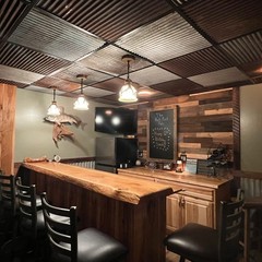 Reclaim Corrugated Barn Metal Sheet 2×2 Man Cave Decor Drop Ceiling Tile Rustic
