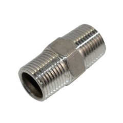 3/8″ 3/8 inch Male Pipe Fitting Hex Nipple NPT Stainless Steel SS304 connector