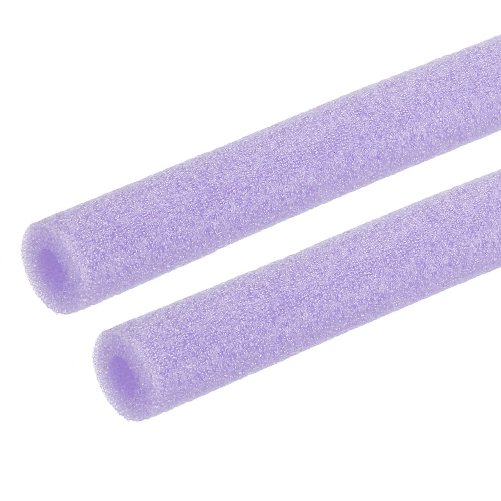 2pcs 1/3″ ID 3.3FT Pipe Insulation Foam Tube 0.63″ OD Tubing Cover Purple