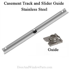 Truth 11576.00.0520 Maxim Encore Casement Track and Slider Guide – Stainless St