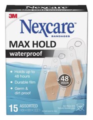 Nexcare Max Hold Waterproof Bandages MHW-15