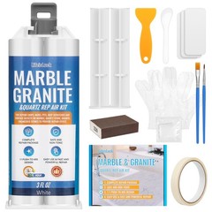 Quartz Countertop Chip Repair Kit – White Granite & Marble Repair Kit, Suitable