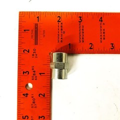Unbranded 1/4 inch Straight Hydraulic Fitting [Lot of 7] NOS