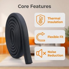 Eco-Friendly 3/4″ x 3/8″ Pipe Insulation – 6-Foot Length for Freeze Protection