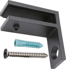 Duplex 2205 90 Degree Glass to Wall Bracing Clamp Bracket for 1/2″ & 3/8″ Glass
