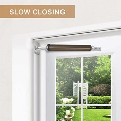 Medium Duty Screen Door Closers Kit Adjustable Pneumatic Storm Door Closer fo…