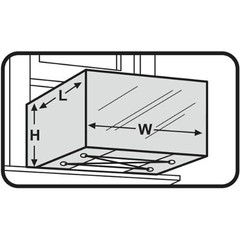 M-D Building Products 87619 20″x28″x30″ Window Unit Air Conditioner Cover, Gray