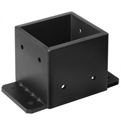 8×8 Post Base, 8-Gauge Heavy Duty Concrete Post Anchor Bracket | for Deck 1