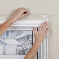 M-D Building Products Polar Block 62 In. x 210 In. Clear Plastic 5-Window
