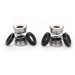 Water Pump Parts Coil Spring 15mm Internal Diameter Mechanical Shaft Seal 2PCS