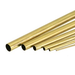 uxcell Brass Tube, 1mm 2mm 3mm 4mm 5mm 6mm OD x 0.2mm Wall Thickness