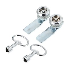 3 Pieces Triangular Panel Lock Triangle Box Electric Cabinet Door