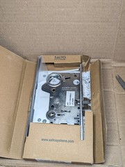 Salto XS4 LA1T Mortise Lock Case w/ Door Detector Satin SS (LA1T1770F24PMSLH) LH