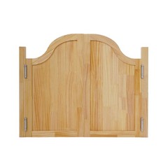 Modern Partition Door Log Color Swing Solid Wood Doorfor Shop Entrance Partition