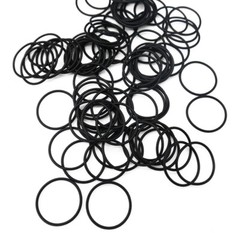 Black wire Diameter 5mm OD 18~105mm Food Grade Silicon Rubber O-Ring Seals