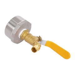 4x Drum Faucet Barrel Spigot, Stainless Steel Brass Barrel Faucet, for 55 Gallon