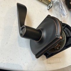 SCHLAGE F40 ACC 716 CAM Privacy lever set Camelot Aged Bronze
