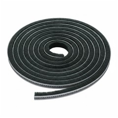 Brixwell 0.187″ Backing Finned Weatherstrip, Light Gray F, 100′ Length
