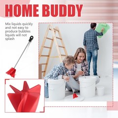 4 Pcs 11 Inch Paint Stirrer for Drill, Paint Mixer Attachment, Helix Epoxy Mi…