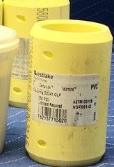 WESTLAKE YELOMINE CERTA-LOK 2” MUNICIPAL WATER PIPE JOINT PVC FIT 250PSI D2241