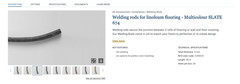 Tarkett Flooring Welding Rod Color match 674