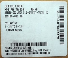 Falcon X521PD-TG-626 Office Entry Door Lock Stainless Steel Satin Chrome Finish