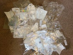 Over 120 All Different Size/Type Plastic Packaging Bag Wrappers -Most Resealable