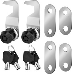 5/8 Inch Black Toolbox Lock , US General Cabinet Mortise Lock Keyed Alike with K