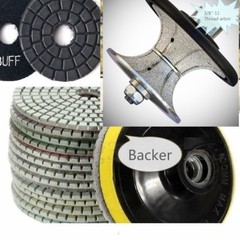1 1/2″ V40 Full bullnose Profiler 105 stone marble concrete polish grinding disc