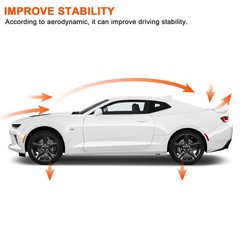 Rear Spoiler Wing Custom Fit for 2016-2024 Chevy Camaro All Model