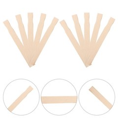 15Pcs Wooden Mixing Sticks Khaki for Paint Epoxy Resin Stirring Tools